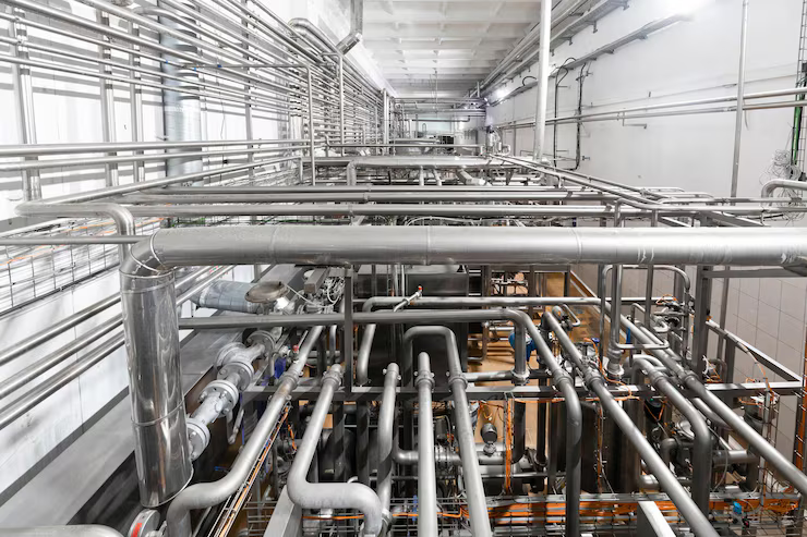 Montagem de tubagens industriais