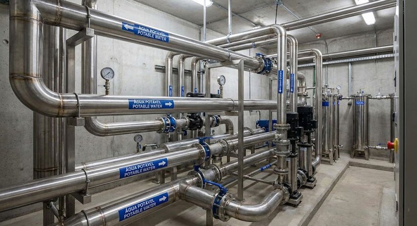 Tubagem Inox Água Potável